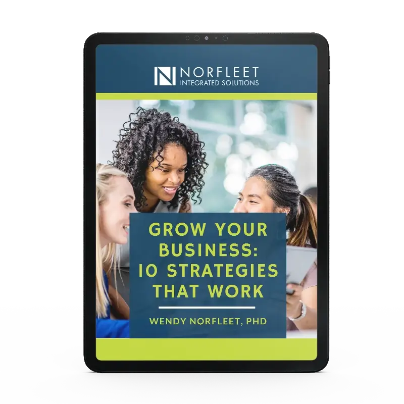 Free Grow You Business eBook Shown on an iPad